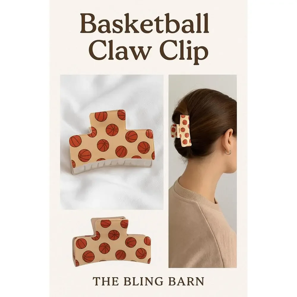Sports Pride Fun Fashionable Hair Claw Clips